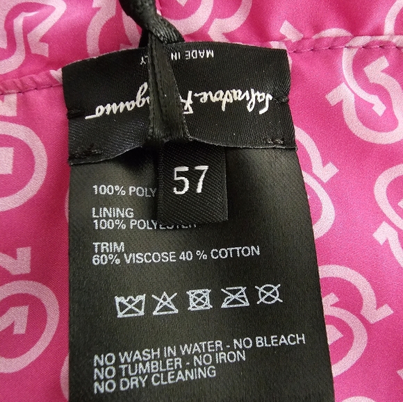 SALVATOR FERRAGAMO PINK BUCKET HAT REVERSIBLE